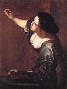 Self-Portrait as the Allegory of Painting fdg, GENTILESCHI, Artemisia